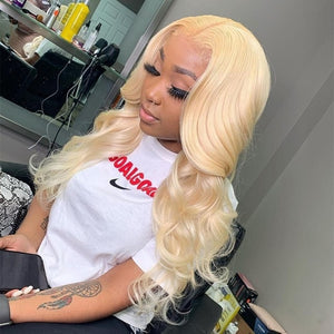 Honey Blonde Body Wave or Straight Wig
