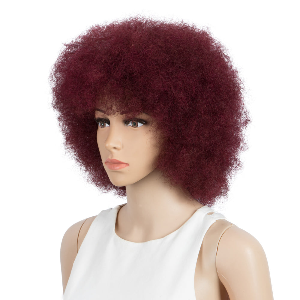 Human Hair Fluffy Afro