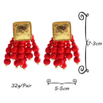 Load image into Gallery viewer, Statement Beaded Earrings
