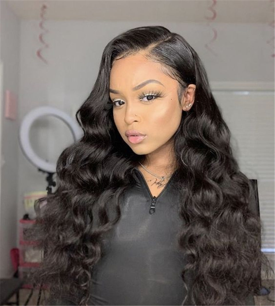 Loose Wave Wig (Lace Front, Human Hair, Pre-Plucked)
