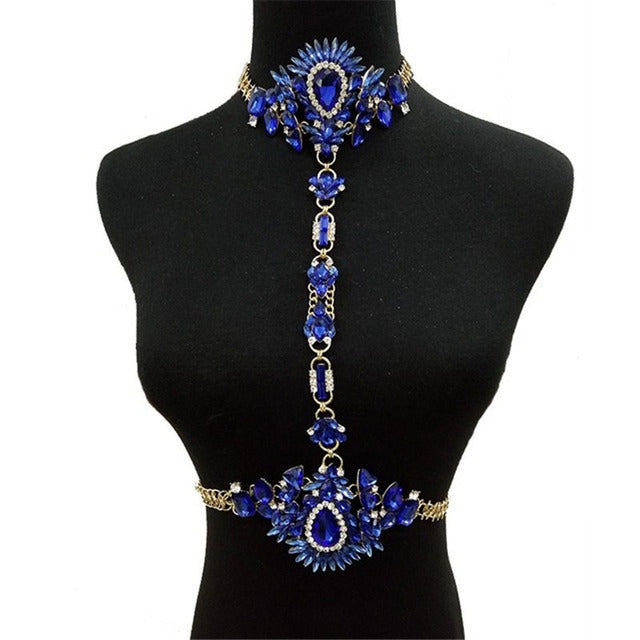 Crystal Body Chain Necklace