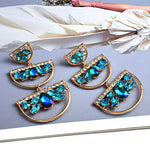 Load image into Gallery viewer, Colorful Crystal Drop Earrings
