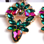 Load image into Gallery viewer, Multicolor Crystal Earrings
