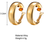 Load image into Gallery viewer, Minimalist Hoop Earrings – Sleek, Lightweight &amp; Everyday Ready
