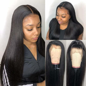Pre-plucked Straight Wig