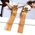 Load image into Gallery viewer, Colorful Crystal  Dangle Earrings
