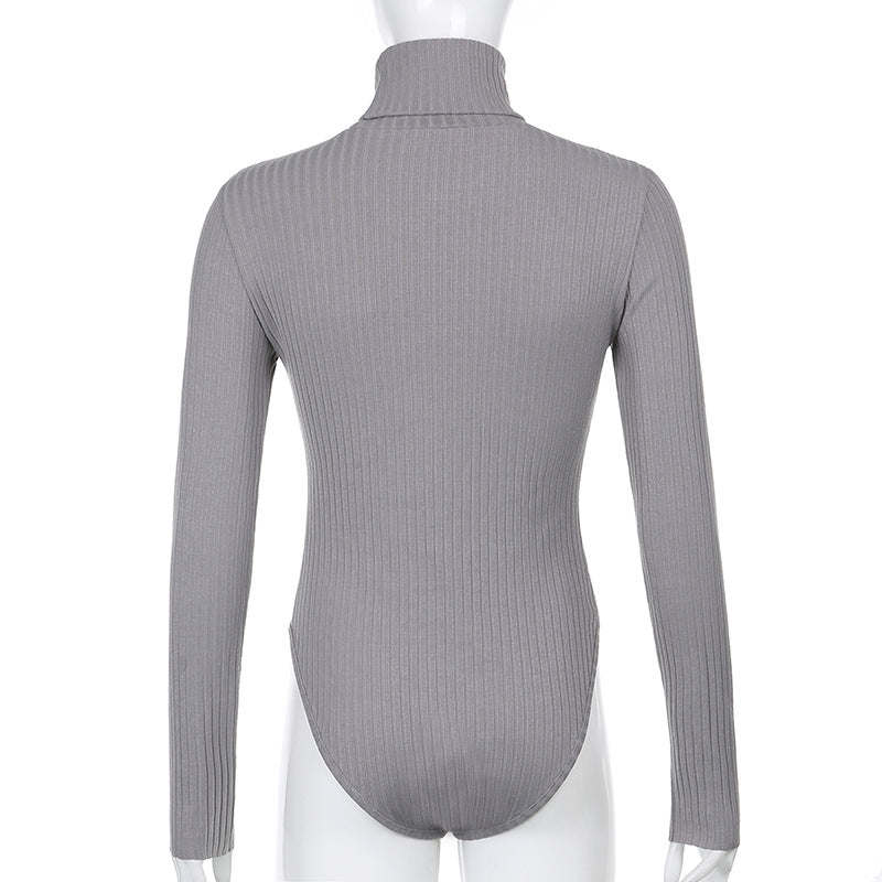 Turtleneck Knitted Bodysuit