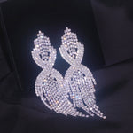 Load image into Gallery viewer, Tassel Crystal Earrings
