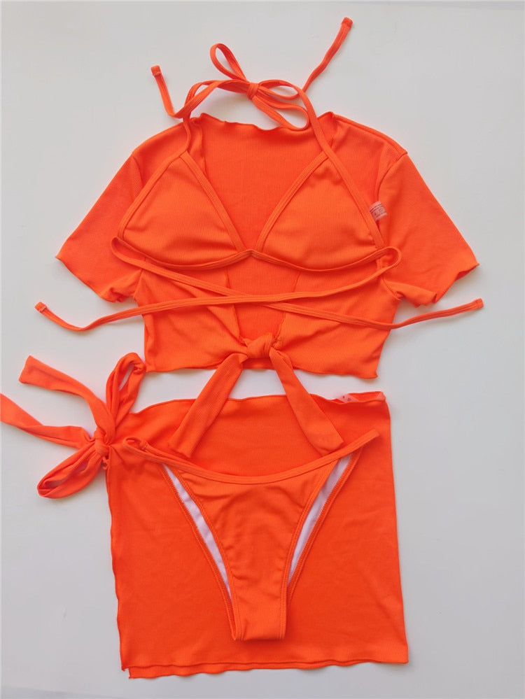 4PCS Bikini Set