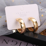 Load image into Gallery viewer, Minimalist Hoop Earrings – Sleek, Lightweight &amp; Everyday Ready
