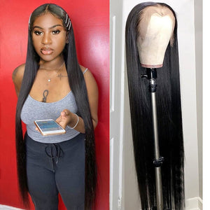 Pre-plucked Straight Wig