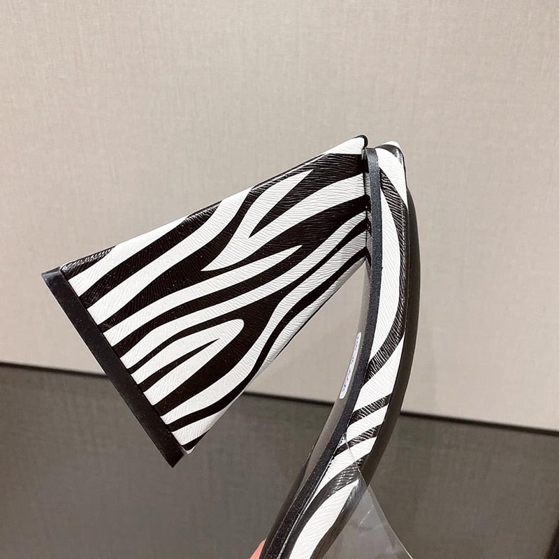 Zebra Pattern Heels