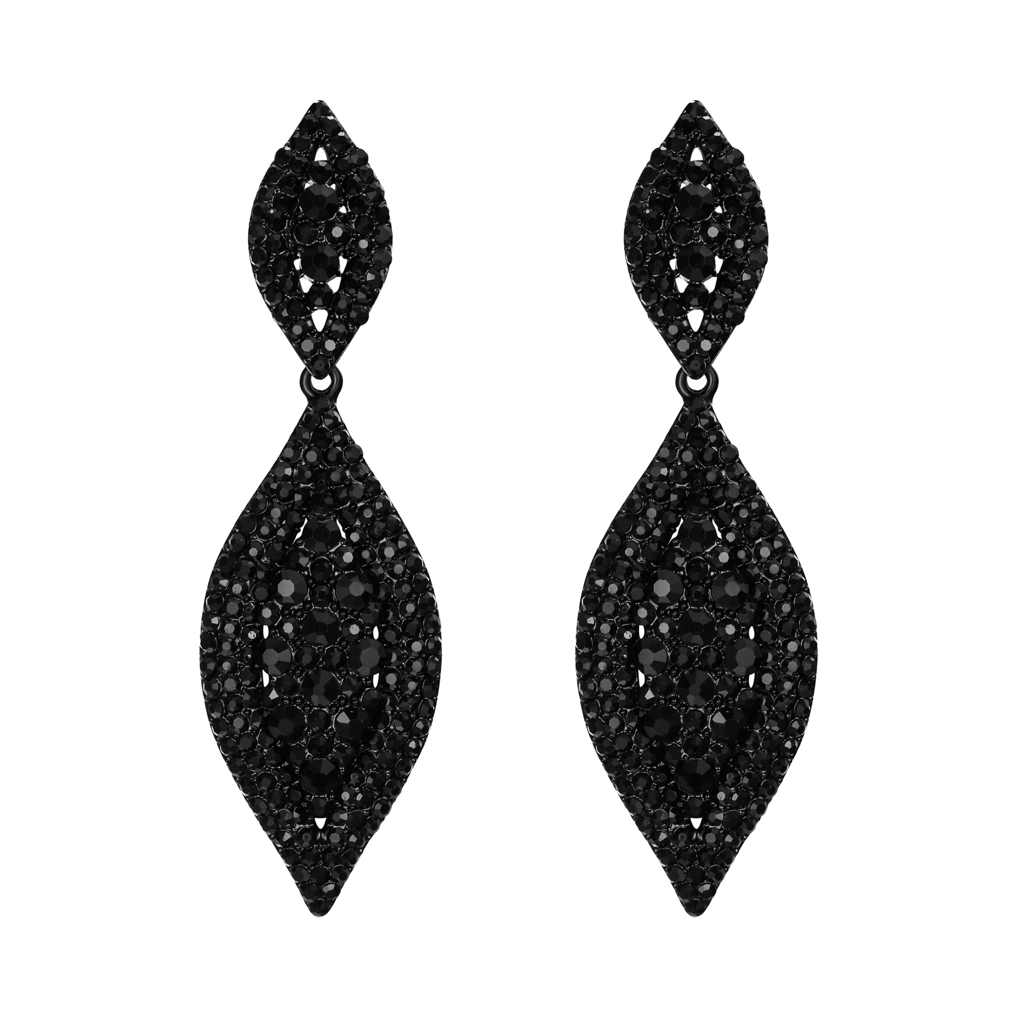 Teardrop Crystal Dangle Earrings