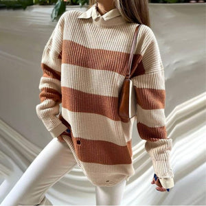 Distressed Knitted Sweater