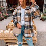 Load image into Gallery viewer, The Cozy Check Plaid Jacket
