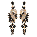 Load image into Gallery viewer, Long Crystal Earrings
