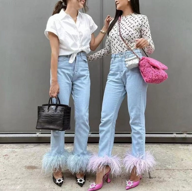 Feathers Jeans