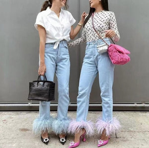 Feathers Jeans
