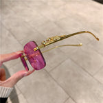 Load image into Gallery viewer, Luxury Rimless Glasses – Rectangle, Unisex
