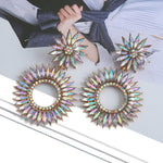 Load image into Gallery viewer, Crystal Statement Earrings
