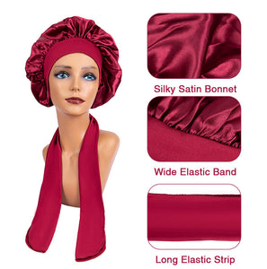 Large Silk Satin Bonnet