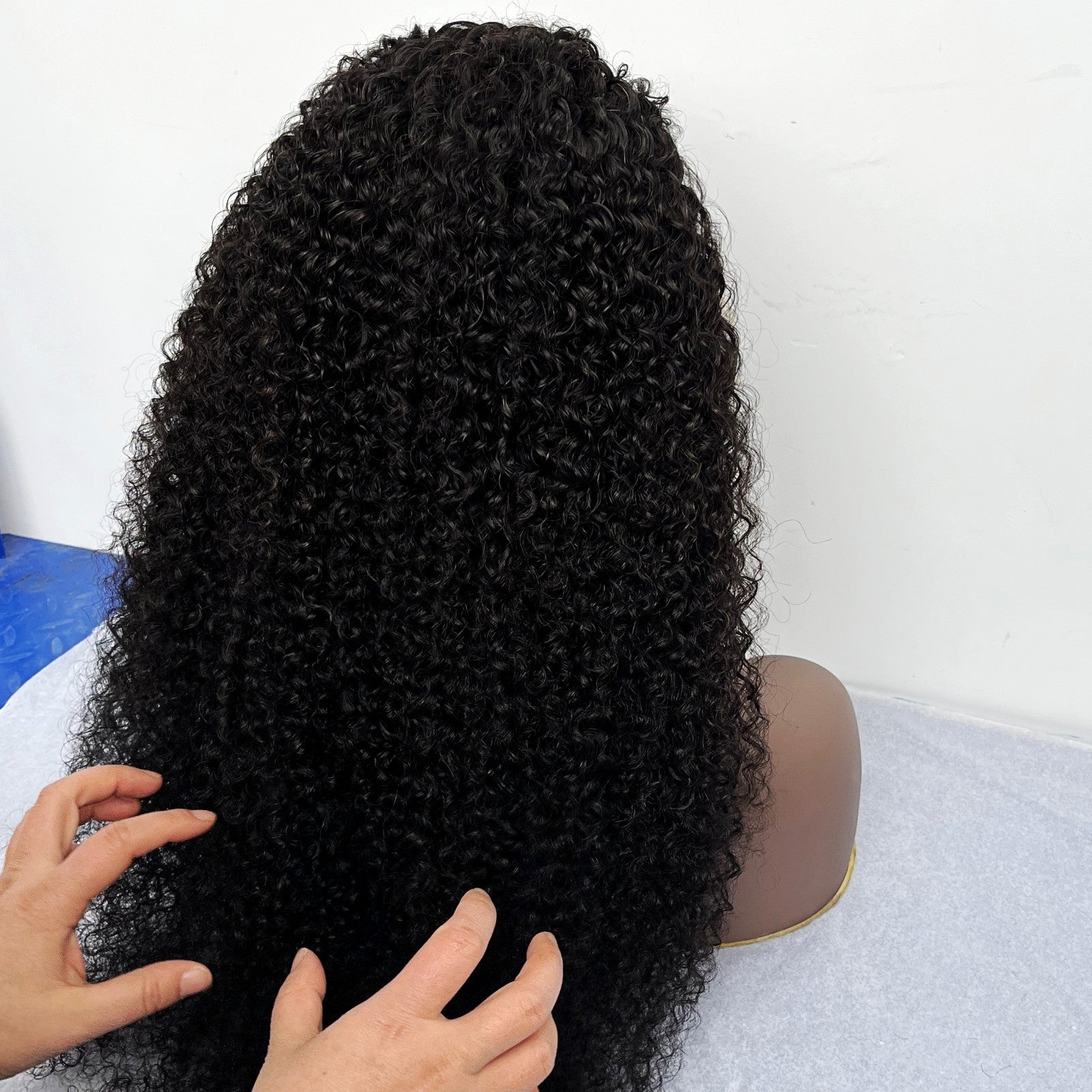 250 Density Brazilian Hair Curly Wave Wig