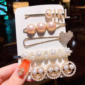 Pearl Crystal Hairpins