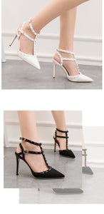 Gladiator Pointed-Toe Pumps