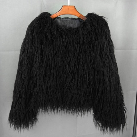 Colorful Fur Coat