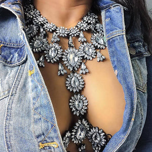 Crystal Body Chain Necklace